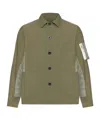 Sacai Button-down Jacket In Green