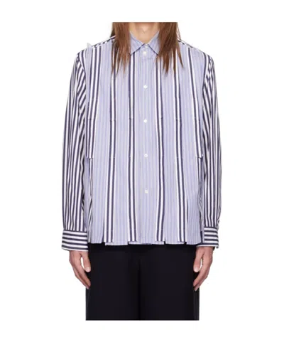 Sacai Long Sleeve Pleated Shirt