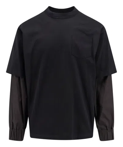 SACAI LONG SLEEVE T-SHIRT