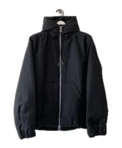 Sacai Long-sleeved Casual Jacket In Black