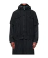 Sacai Long-sleeved Casual Jacket In Black