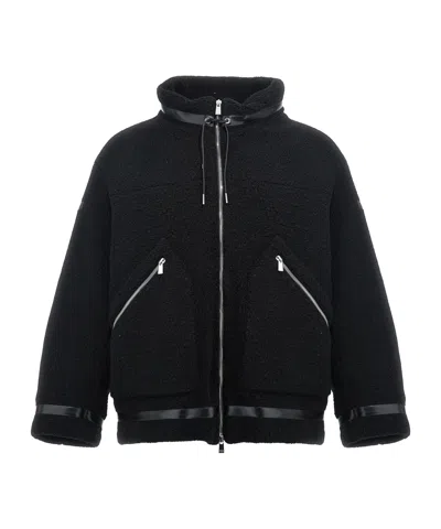 Sacai Long-sleeved Cotton Clothes In Black