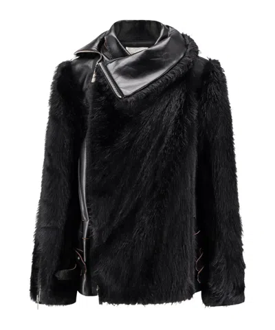 SACAI LONG-SLEEVED PANELED JACKET