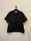Sacai Long-sleeved Shirt In Black