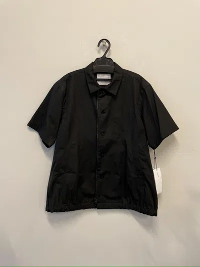 Sacai Long-sleeved Shirt In Black