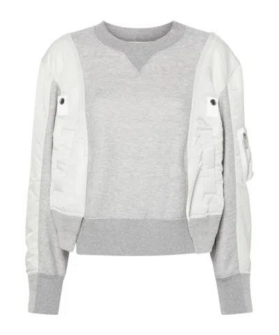 SACAI PANELLED SWEATSHIRT