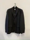 Sacai Long Sleeved Suit Jacket In Black