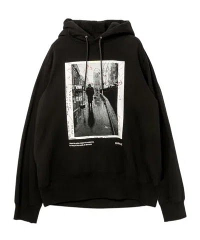 Sacai Long-sleeved Sweater In Black