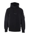 Sacai Men's Hybrid Zippered Hoodie In Black