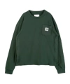 Sacai Long-sleeved Sweatshirt In Green