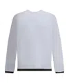 Sacai Cotton Long Sleeve Jersey In White