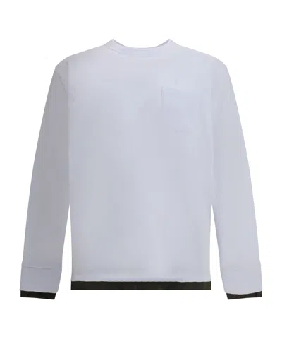 SACAI POCKET LONG-SLEEVE T-SHIRT