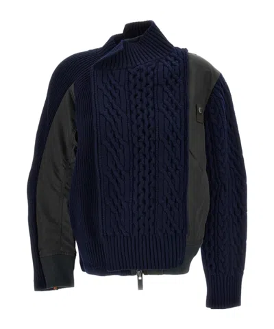 Sacai Long-sleeve Casual Jacket In Black