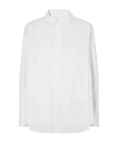 Sacai Long-sleeved Shirt In White