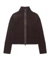 Sacai Loose Wool Knit Sweater In Brown