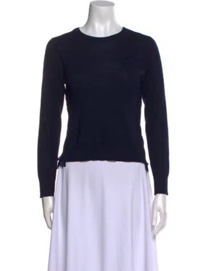 Pre-owned Sacai Luck Crew Neck Long Sleeve Sweatshirt In Black