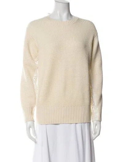 Pre-owned Sacai Luck Crew Neck Long Sleeve Sweatshirt In Neutral