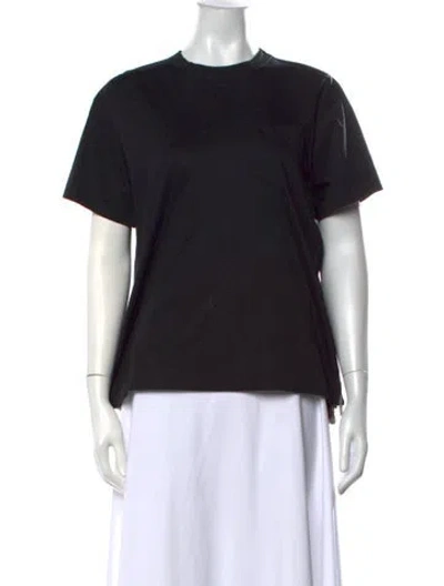 Pre-owned Sacai Luck Crew Neck Short Sleeve T-shirt In Black