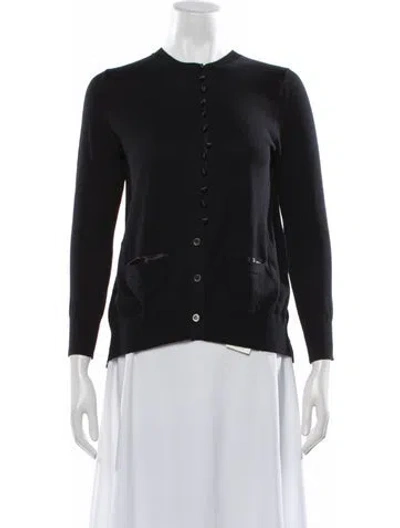 Pre-owned Sacai Luck Crew Neck Sweater In Black