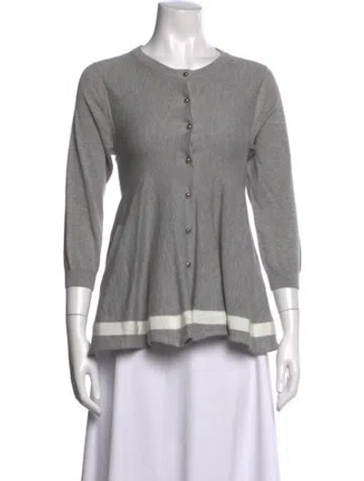 Pre-owned Sacai Luck Crew Neck Sweater In Grey