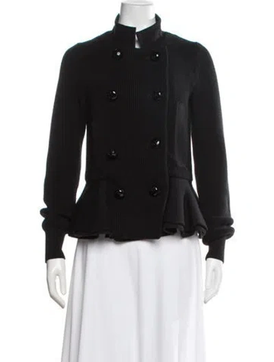 Pre-owned Sacai Luck Vintage Wool Jacket In Black