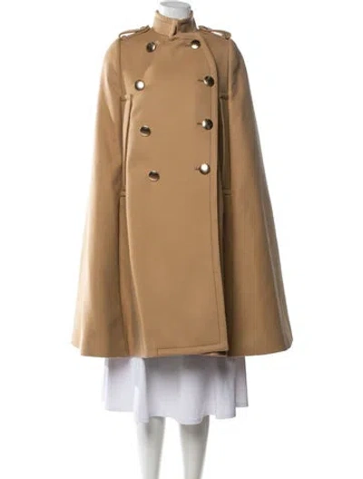 Pre-owned Sacai Luck Wool Coat In Neutrals