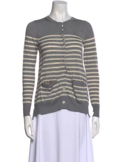 Pre-owned Sacai Luck Wool Striped Sweater In Multi