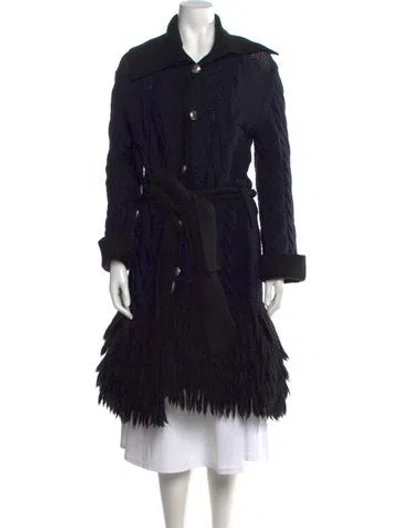Pre-owned Sacai Luck Wool Sweater In Black