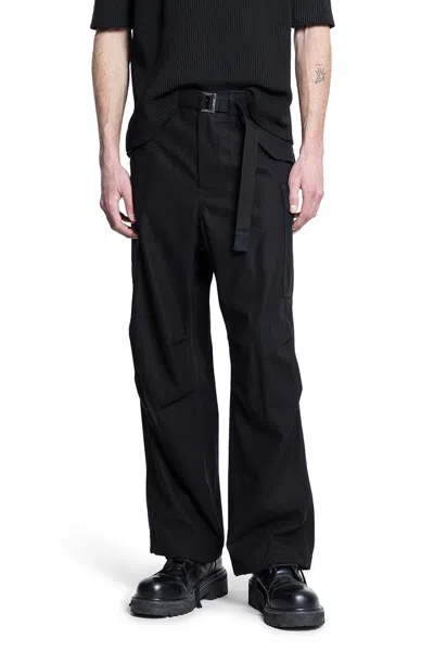 Sacai Man Black Trousers