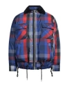 Sacai Man Jacket Bright Blue Size 2 Polyester, Cotton, Nylon