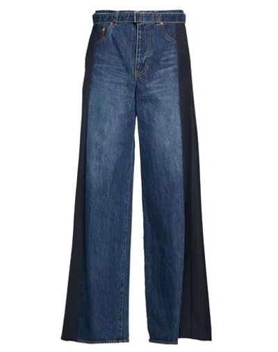 Sacai Man Jeans Blue Size 1 Cotton