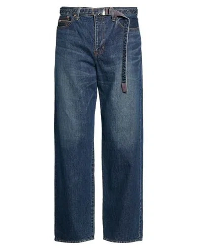Sacai Man Jeans Blue Size 1 Cotton