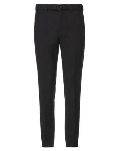 Sacai Man Pants Black Size 1 Polyester, Wool