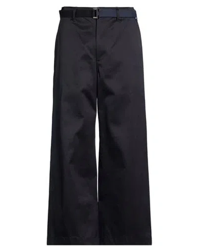 Sacai Man Pants Midnight Blue Size 4 Cotton