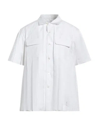 Sacai Man Shirt White Size 3 Cotton