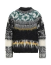 Sacai Pattern Alpaca Blend Knit Sweater