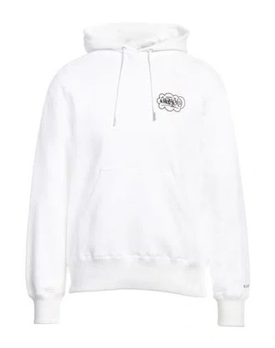 Sacai Man Sweatshirt White Size 4 Cotton