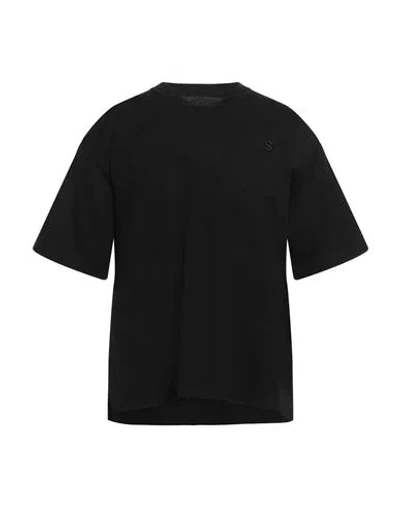 Sacai Man T-shirt Black Size 2 Cotton, Rayon