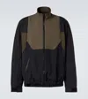Sacai Matelassé Twill Jacket In Grün