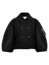 Sacai Double-breasted Wool Coat