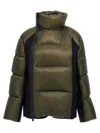 Sacai Layered Blazer Puffer Hybrid Wool Jacket