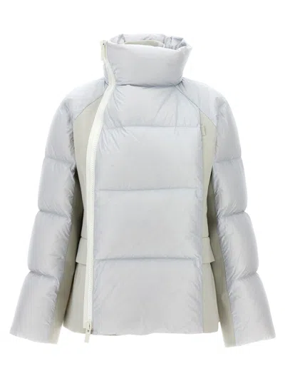 Sacai Melton Down Jacket In 灰色的