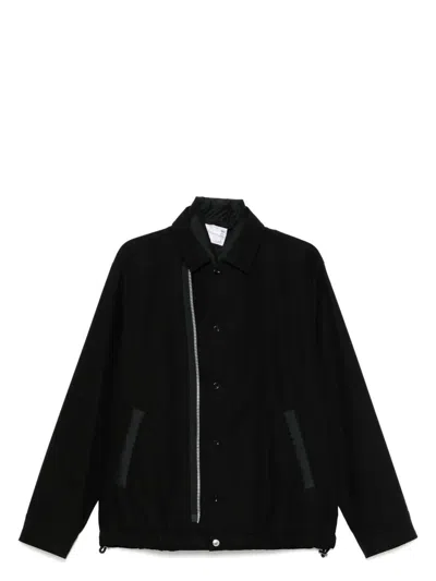 SACAI MEN'S COTTON TWILL JACKET