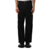 Sacai Men's Cotton Twill Pants In Black