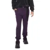 Sacai Men's Purple Suiting Pants With Belt In Purple