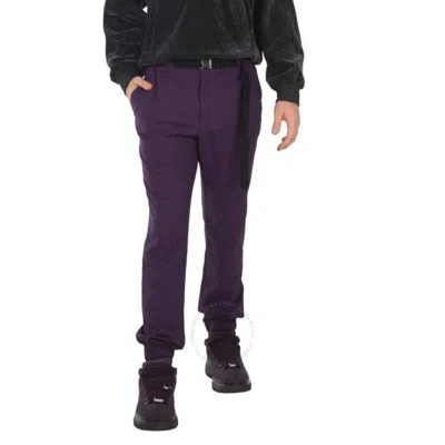Sacai Men's Purple Suiting Pants With Belt