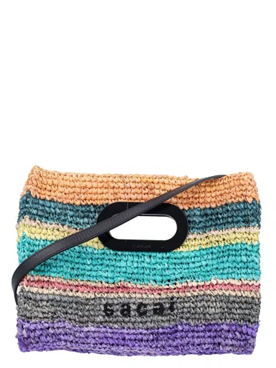 SACAI MEN'S RAFFIA MINI BAG | 25PS14901 COLOR 926