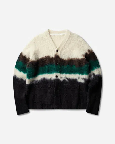 Sacai Men S Chusen-dyed Knit Cardigan In Multi