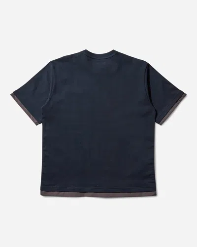 Sacai Men S Cotton Jersey T-shirt Navy In Blue