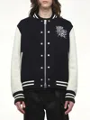 Sacai Where The Wild Thing Are Bomber Jacket In Black